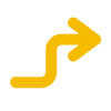 right top curve arrow right top curve arrow